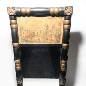 Hand Painted and in Excellent Condition Cottage Chic or Primitive Modern Craft Mid Century Adirondack Metal Painting Enameled Toleware Hand Painted and in Excellent Condition Cottage Chic or Primitive Modern Craft Mid Century Adirondack Metal Painting Enameled Toleware