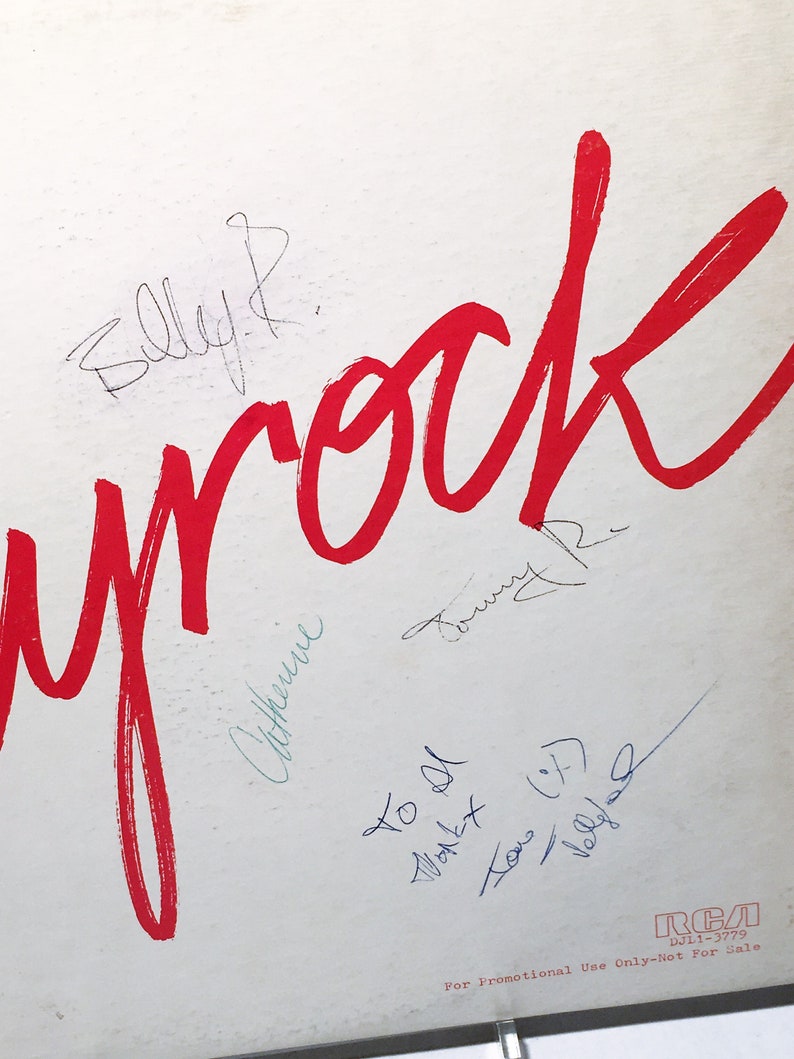 Polyrock LP Extremadamente Escaso Banda Completa Firmado RCA Radio Disco Promocional New Wave Synth 1980 imagen 2