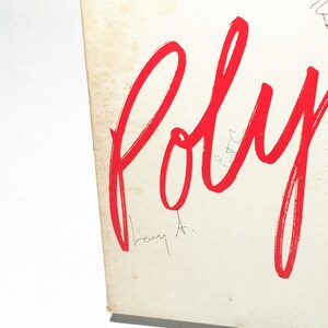 Polyrock LP Extremadamente Escaso Banda Completa Firmado RCA Radio Disco Promocional New Wave Synth 1980 imagen 3