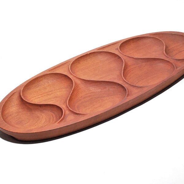 Large Laur Jensen Teak Serving Board Mid Century Modern Dansk JHQ Era Design