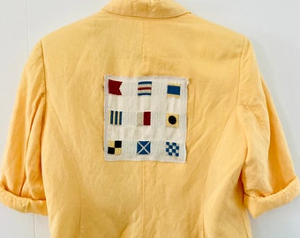 Yellow Nautical Jacket