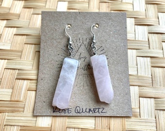 Transitions By Truth | Rose Quartz Earrings