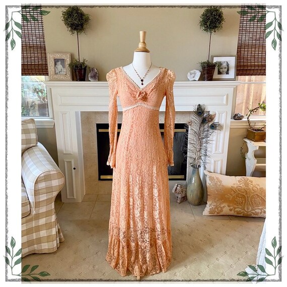 Rare Vintage 1960’s Black Label Gunne Sax Prairie
