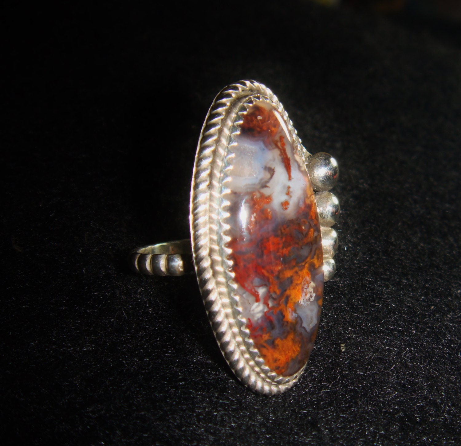 Moss Agate Ring