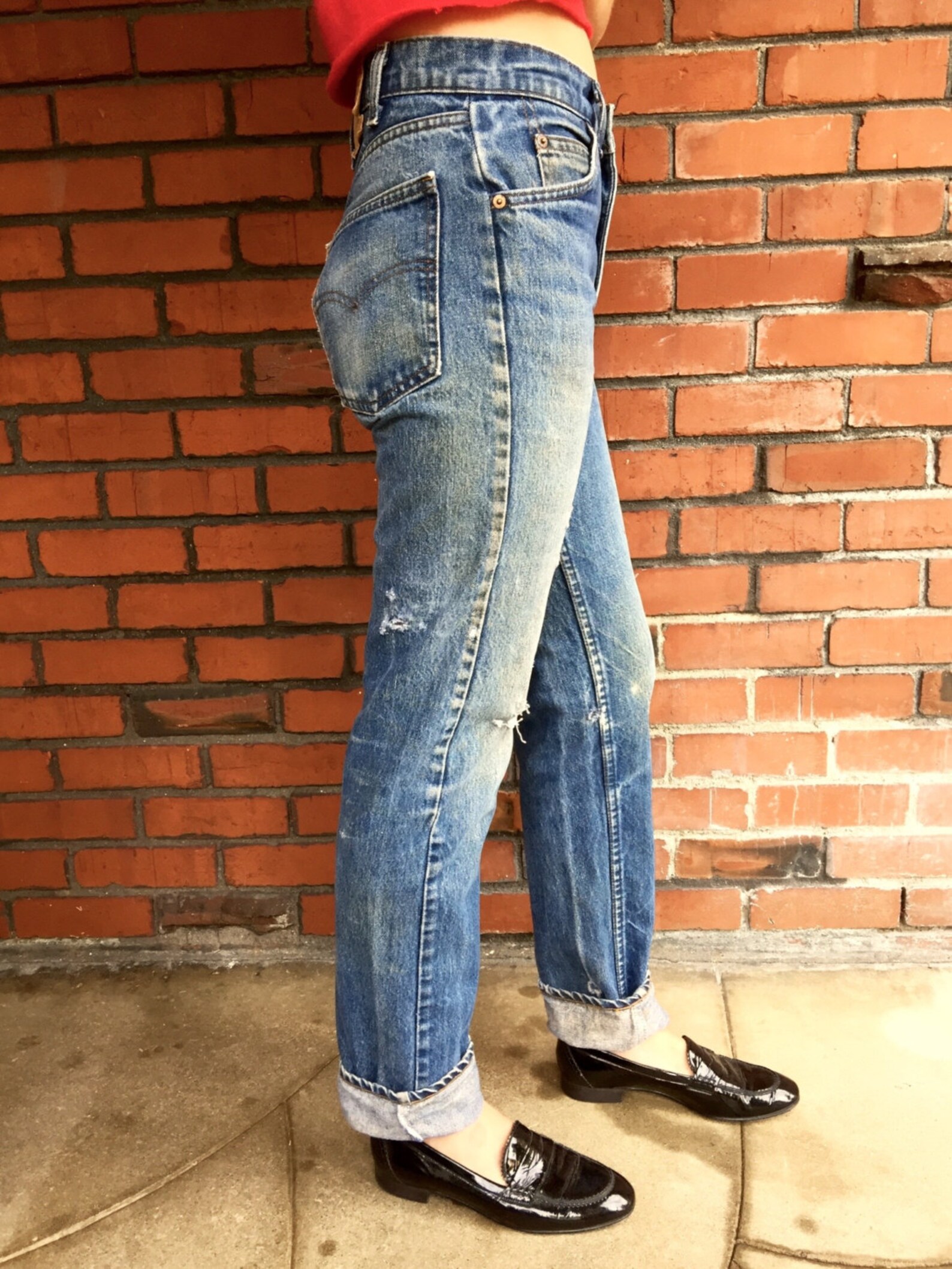 LEVIS 505 Jeans 29 Waist Orange Tab | Etsy