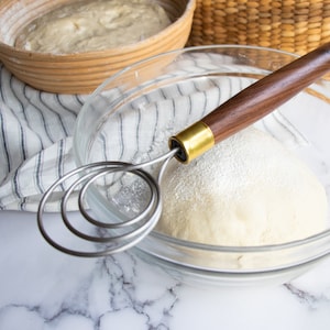 Black Walnut Dough Whisk