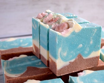 Oregon Coast Soap,  Beach Ocean Cold Process Soap, handmade soap