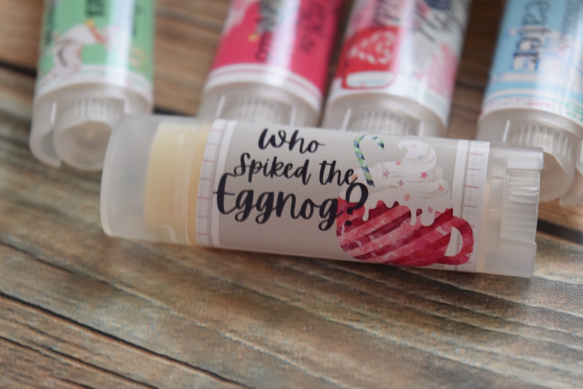 Christmas Lip Balm Assorted Flavors Gift Set Christmas Gift Etsy