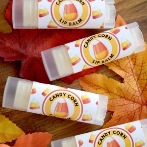Candy Corn Lip balm, All Natural lip balm, vegan lip balm, lip moisturizer, natural lip repair, halloween lip balm, gift for kids