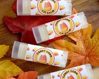 Candy Corn Lip balm, All Natural lip balm, vegan lip balm, lip moisturizer, natural lip repair, halloween lip balm, gift for kids