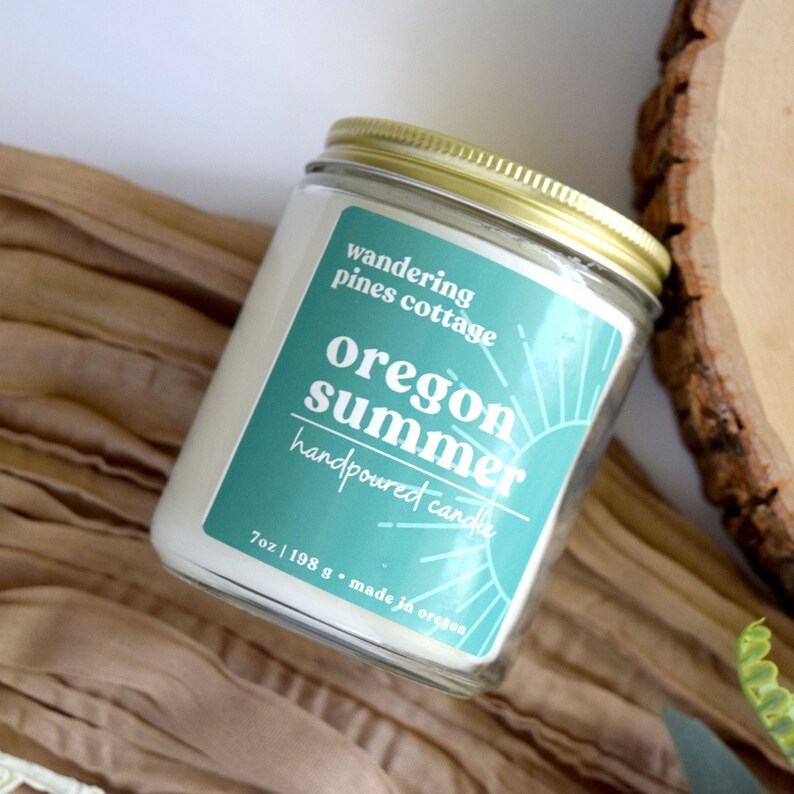 Oregon Summer Scented Candle - Thumbnail 4