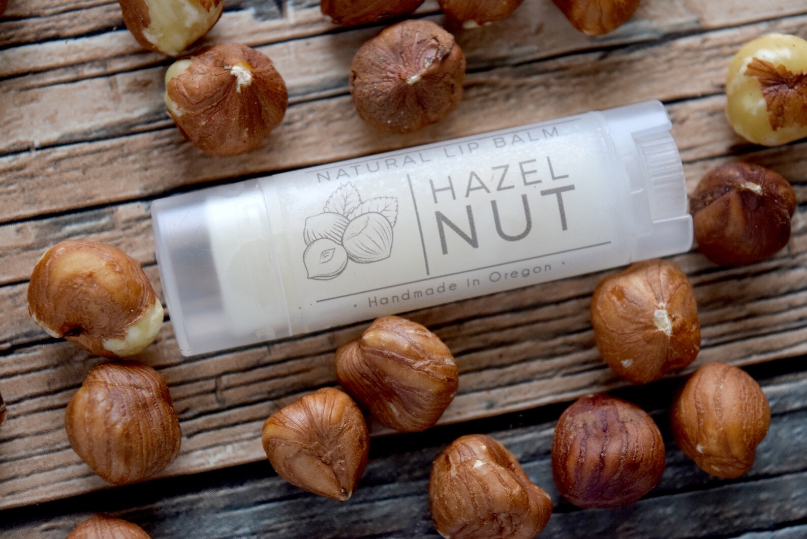 Natural lip balm Vegan Lip Balm Hazelnut Lip Butter Bath Etsy