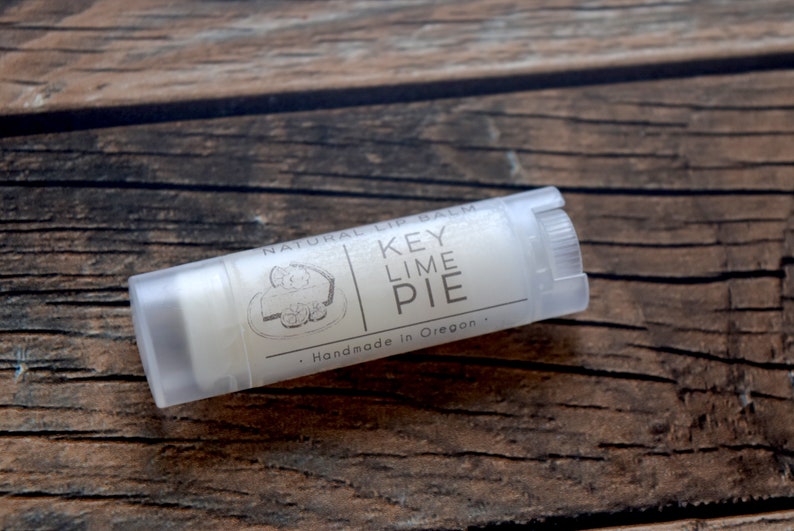 Vegan Natural Lip Balm Key Lime Pie Handmade Lip Balm Etsy