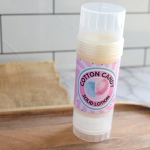 Cotton Candy Solid Lotion Bar, Vegan Skin Repair, Lotion for dry skin, Easy travel lotion
