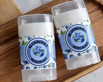 Aluminum Free Deodorant Stick, Blueberry Scented deodorant, Odor fighting effective deodorant