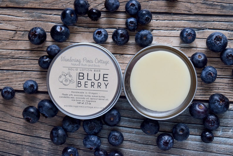 Solid Lotion Tin Travel Lotion Solid Lotion Bar Foot Balm Etsy