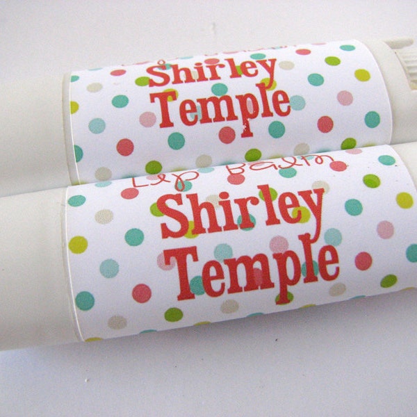Shirley Temple Flavor - Vegan Lip Balm - Natural Lip Butter - Cherry Lemon Lime flavor - Bath and Beauty  - Home and Living