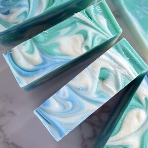 Eucalyptus Spearmint handmade soap, Cold Process Soap