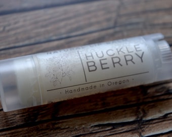 Huckleberry Vegan Lip balm, Vegan Lip Care, Handmade Lip balm, for chapped lips