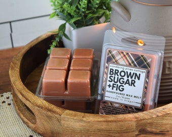 Brown Sugar and Fig Wax Melt, Wax Tart for warmers, Clamshell Wax Melt, fragrance for the home