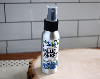 Blueberry Room and Car Spray, Odor Eliminator, Linen Spray, Home Fragrance, home decor