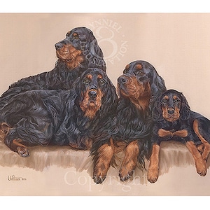 GORDON SETTERS FIne Art Dog Print