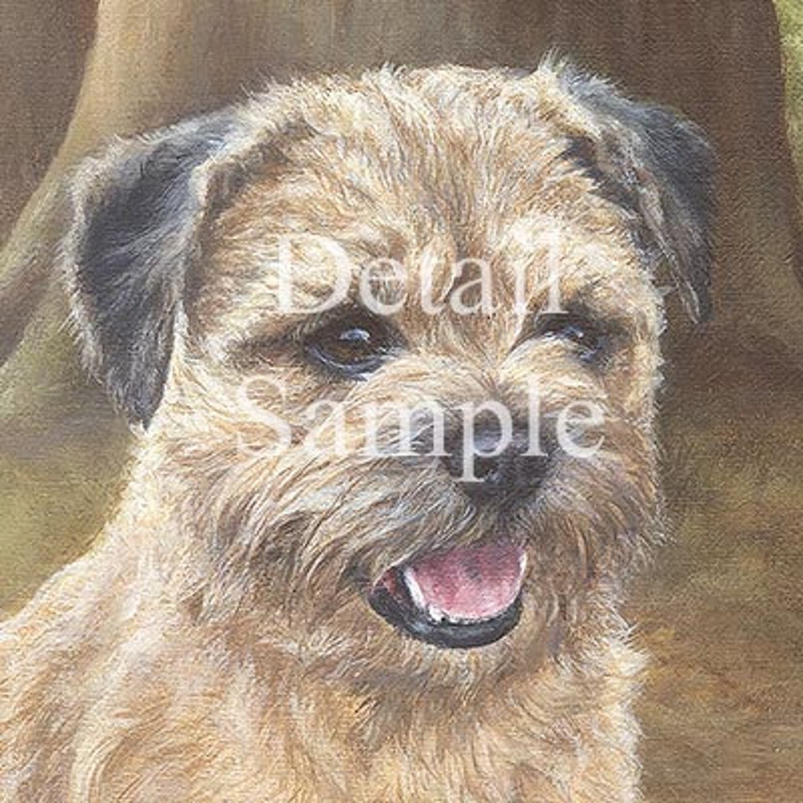 BORDER TERRIERS Limited Edition Fine Art Dog Print 