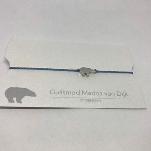 Tiny polar bear bracelet image 2