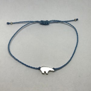 Tiny polar bear bracelet image 1