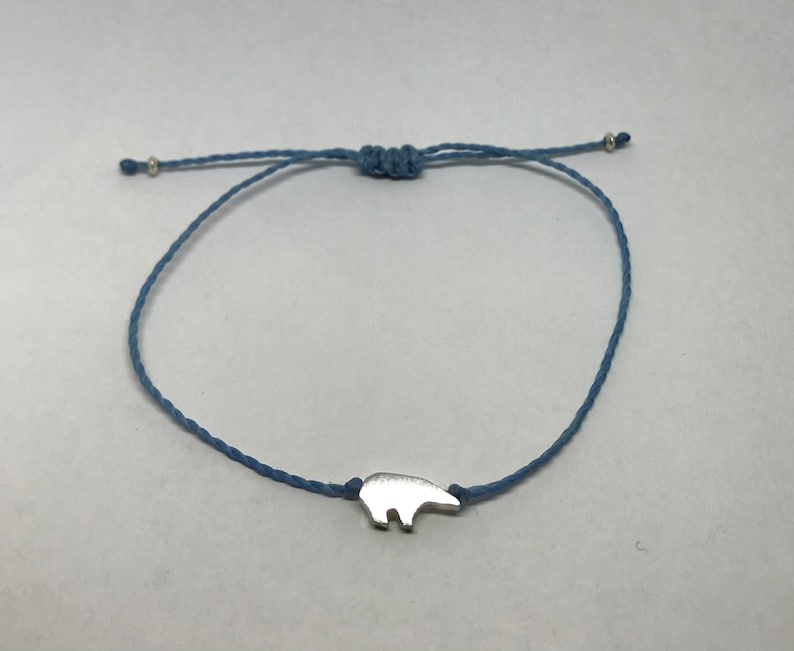 Tiny polar bear bracelet image 1