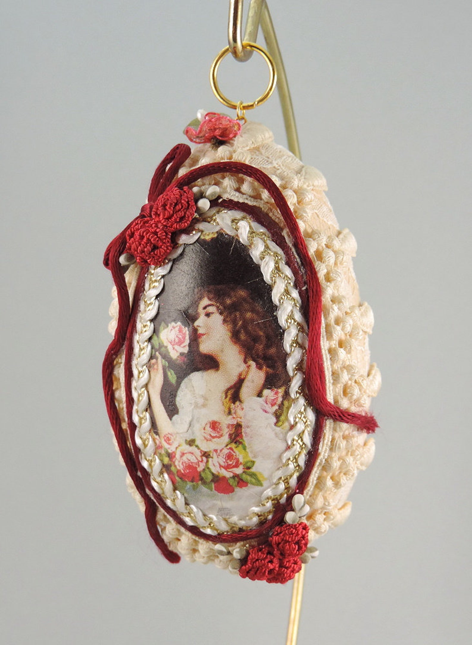 Victorian Christmas Ornament Victorian Lady Ornament | Etsy