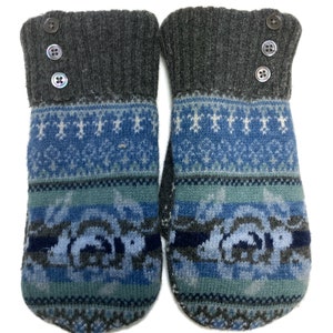 Handmade Wool Mittens for Women