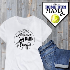 Livestock Barn Social Club PNG | Show Goat | Livestock Exhibitor | Show Week | Show Sale | Livestock Show Mom Mama Design | Proud Member Of