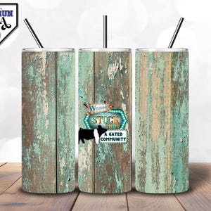 Welcome To The Stock Show | Tumbler Wrap | Livestock Show Week | Livestock Exhibitors | Show Barn | 20OZ + 30OZ | Show Swine | PNG