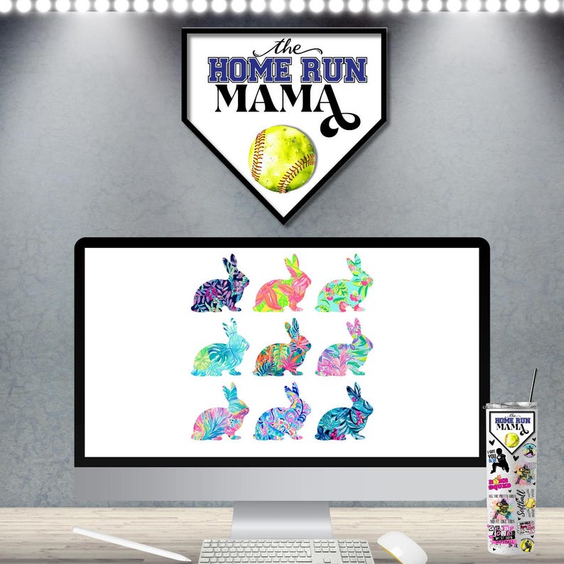 Floral Bliss Rabbit Stack| PNG | Floral Rabbit Design | Show Rabbits ...