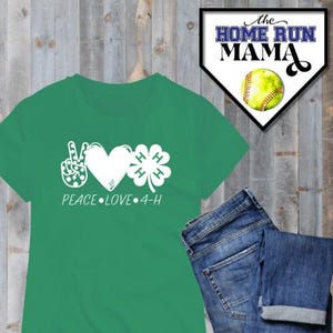 Peace Love Clovers | PNG | Clover Design | Clover Clubs | Livestock Show | Livestock Exhibitor | Youth Livestock | Show Barn | Show Week