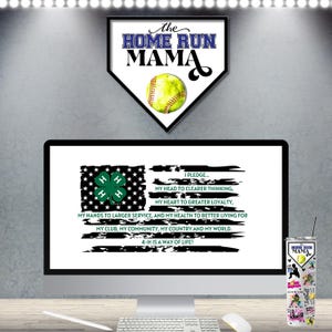 Pledge PNG - SVG - JPG | Distressed American Flag | Club Shirt Hoodie | Poster Sign | Merch Accessories | Clover Design | Making Memories