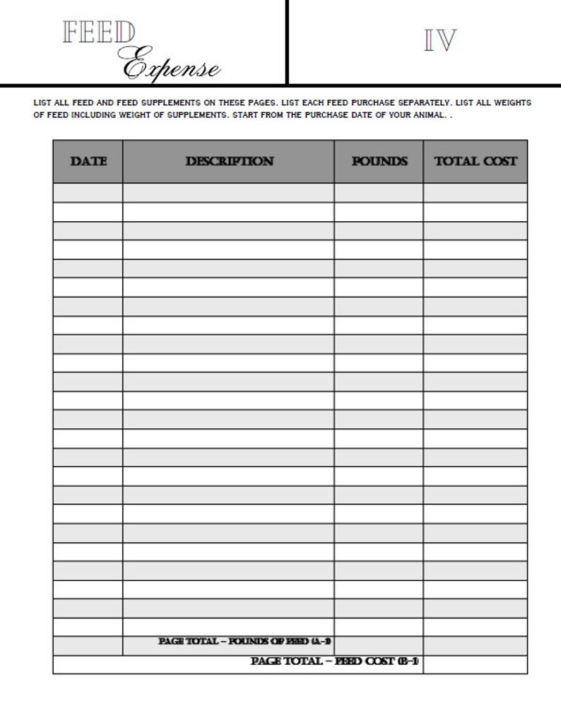 The 4H Record Keeping Book for Exhibitors Track Your Project From Start ...