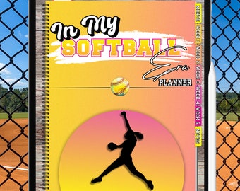 Softball Digital Interactive Planner | PDF Download | Athlete Interactive Planner | Digital Planner | Softball Season Planner | Pitcher