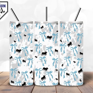 Cowhide & Bows Show Swine Tumbler Wrap | PNG | 20 + 30oz | Livestock Show Week | Livestock Show Gift | Stock Show Mom | Show Pig Design