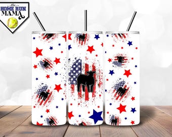 Veehouder | Showweekbekerontwerp | Dieren weergeven | Skinny omslagdoek voor bekers | 20 OZ + 30 OZ | PNG-indeling: