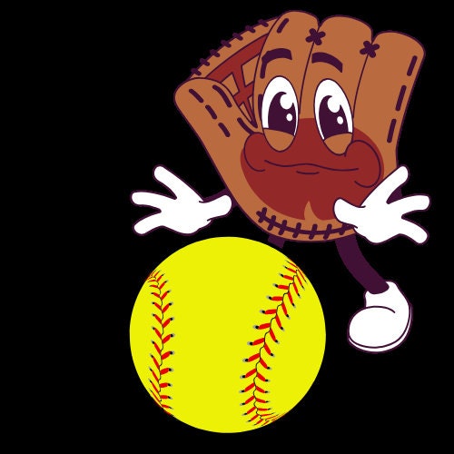 Softball Emojis 250 Emojis Softball Designs Digital Etsy
