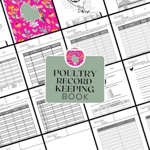 The Livestock Show Record Keeping Book For Exhibitors | Track your project start-finish | PDF Download | Non-editable | Printable | Poultry