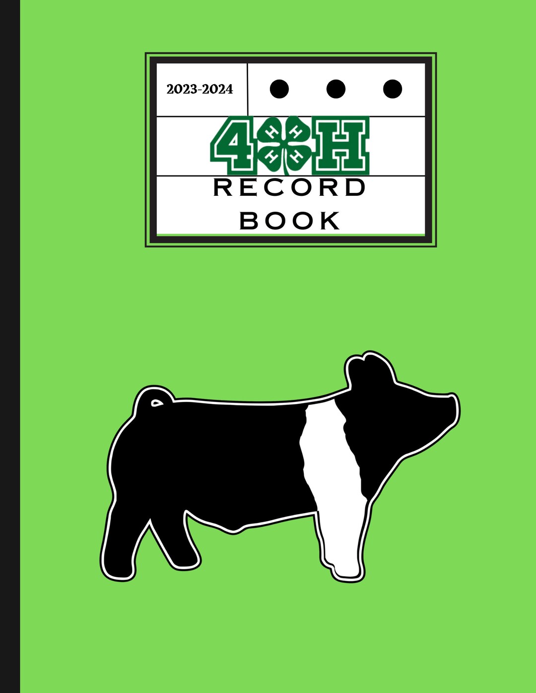 The 4H Record Keeping Book for Exhibitors Track Your Project Etsy