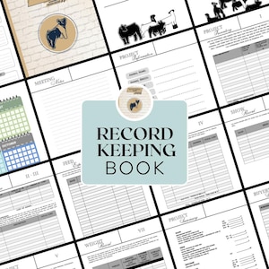 The Livestock Show Record Keeping Book For Exhibitors | Track your project start-finish | PDF Download | Non-editable | Printable | 2024-25