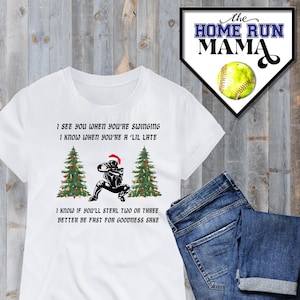 Baseball Christmas Design:  I See You When You&#39;re Swinging Baseball Catcher PNG | The Catcher Sees Everything | Baseball Design | BB Mom