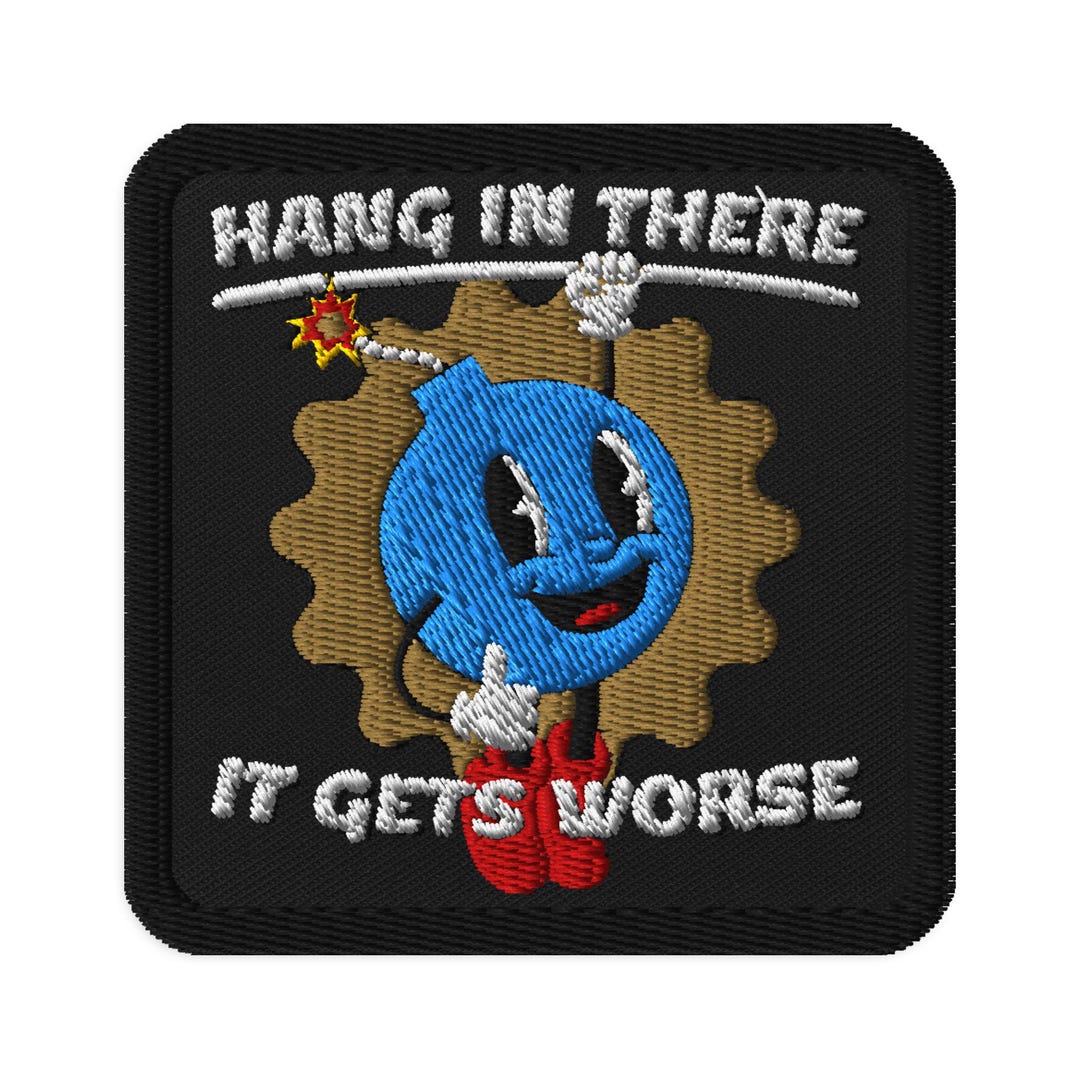 Hang in There | Embroidered Patch - Etsy