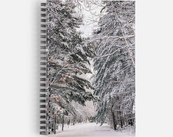 Spiral Notebook - Michigan Winter at Tobico Marsh