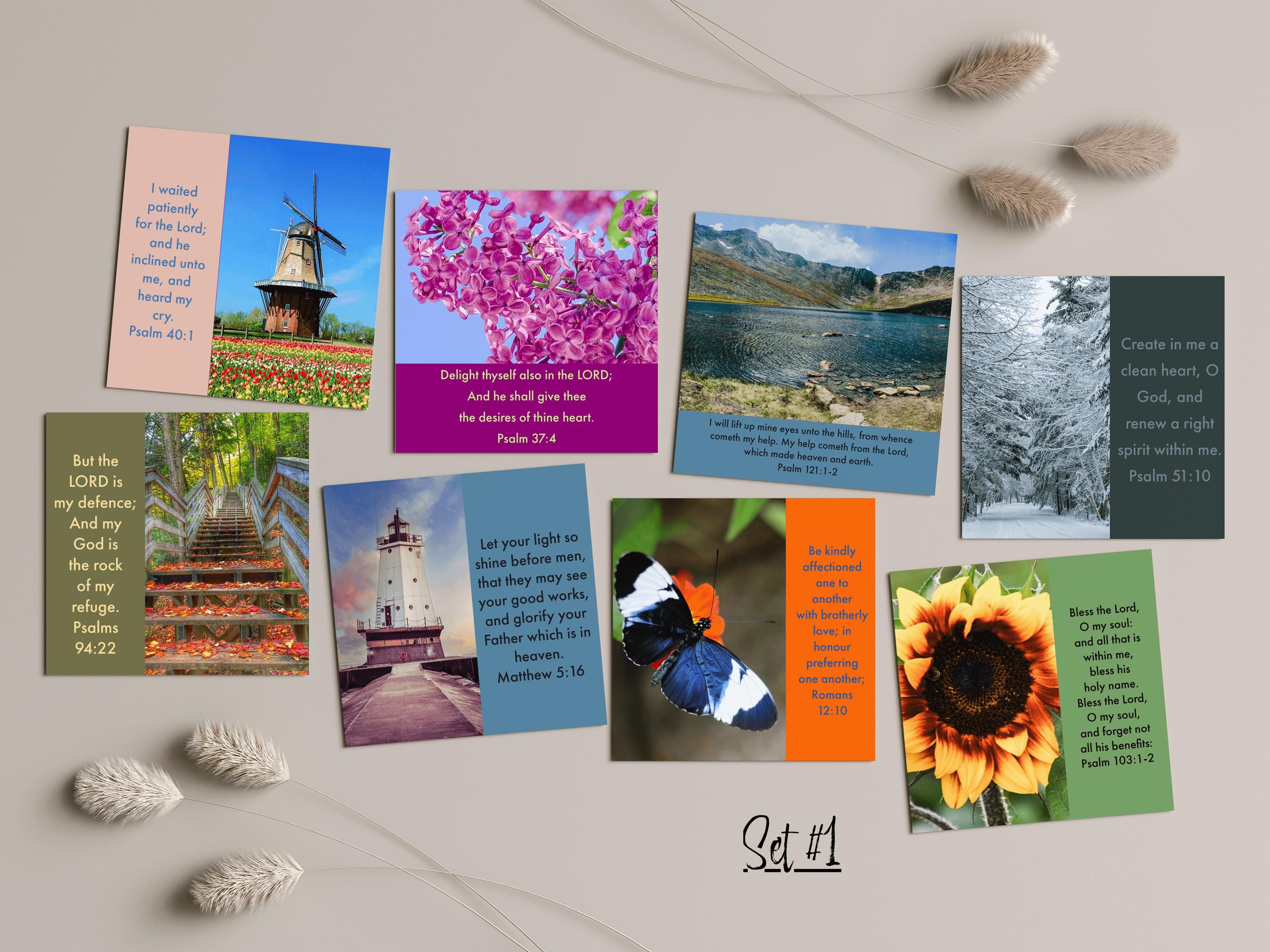 Scripture For Photographers Inspiring KJV Bible Scripture Cards: Nature Photography Prints for ...