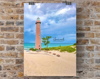 Little Sable Lighthouse Print: Michigan Great Lakes Photography
